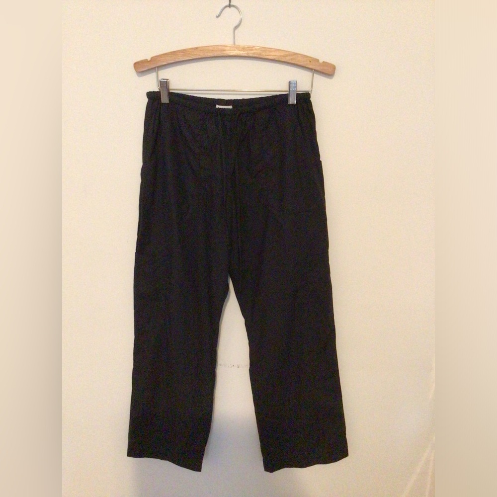 DONNI. Black The Pop Drawstring Cargo Pants in XS